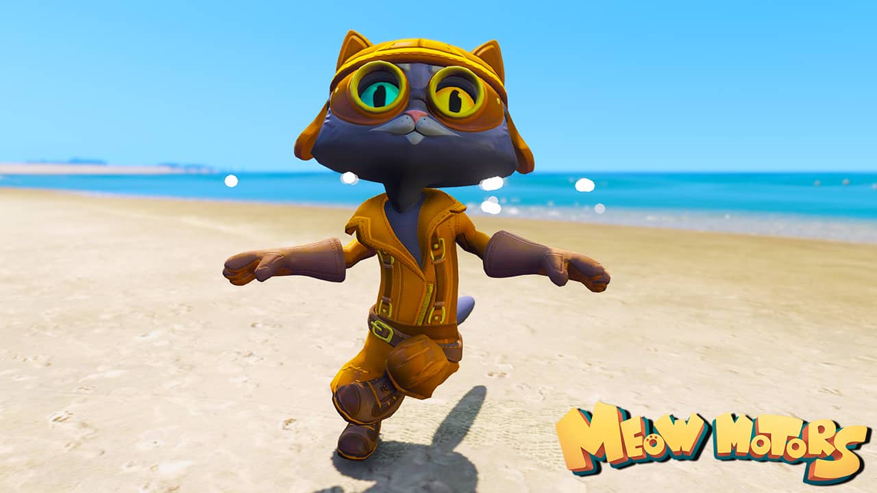 GTA 5 Mods Ricky in Meow Motors