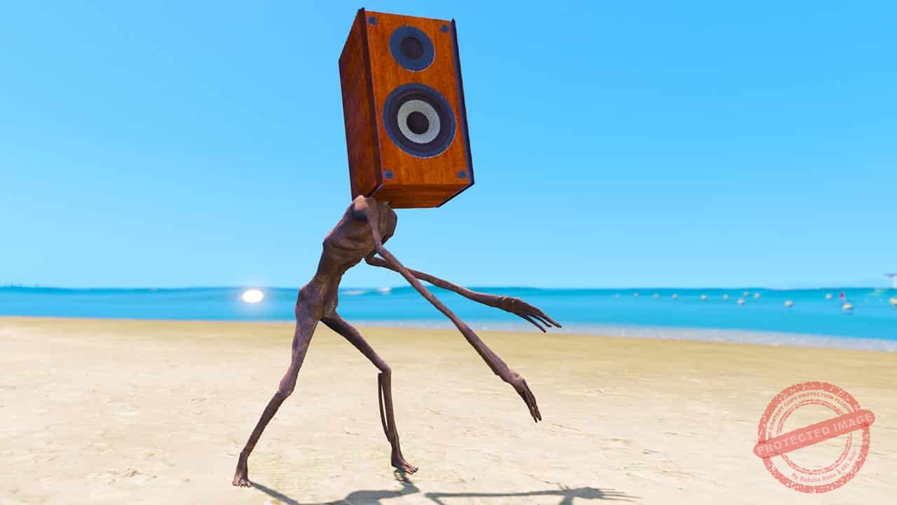 GTA 5 Mods Speaker Siren Head