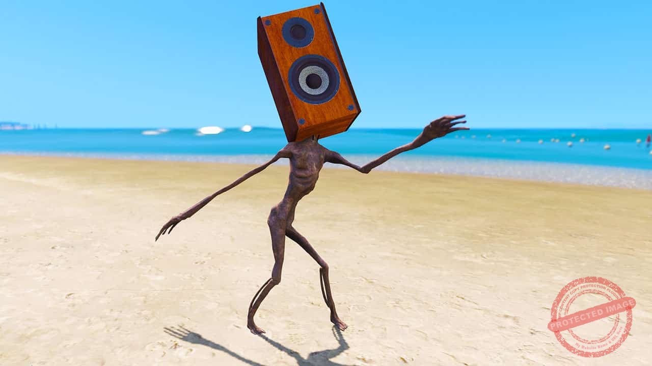 GTA 5 Mods Speaker Siren Head
