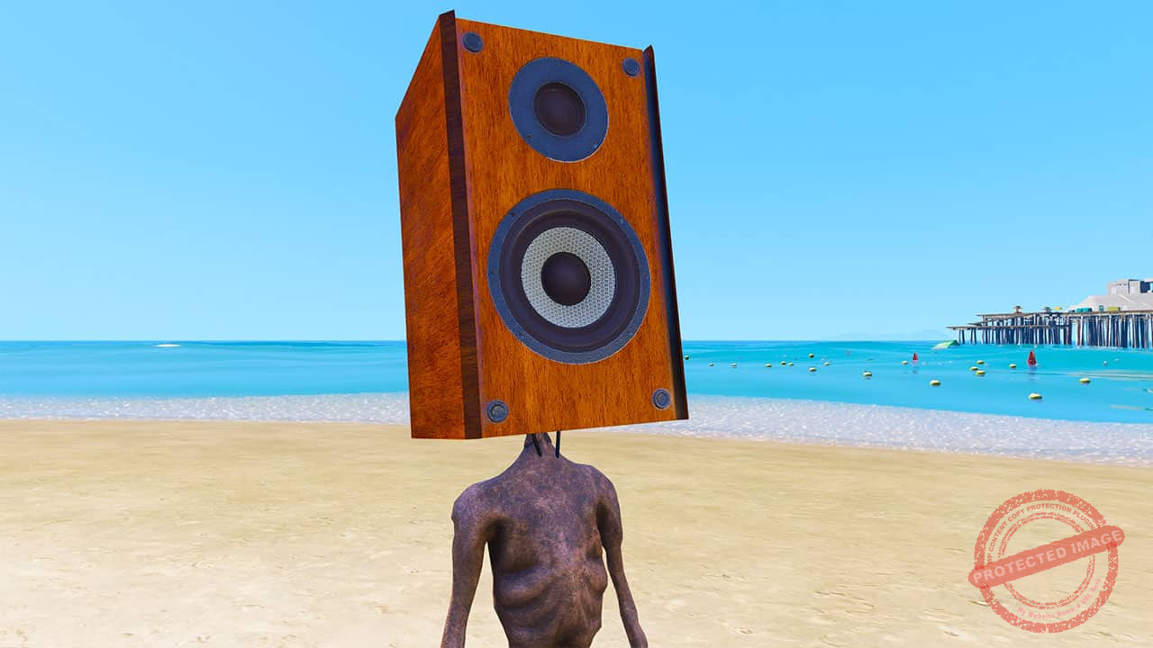 GTA 5 Mods Speaker Siren Head