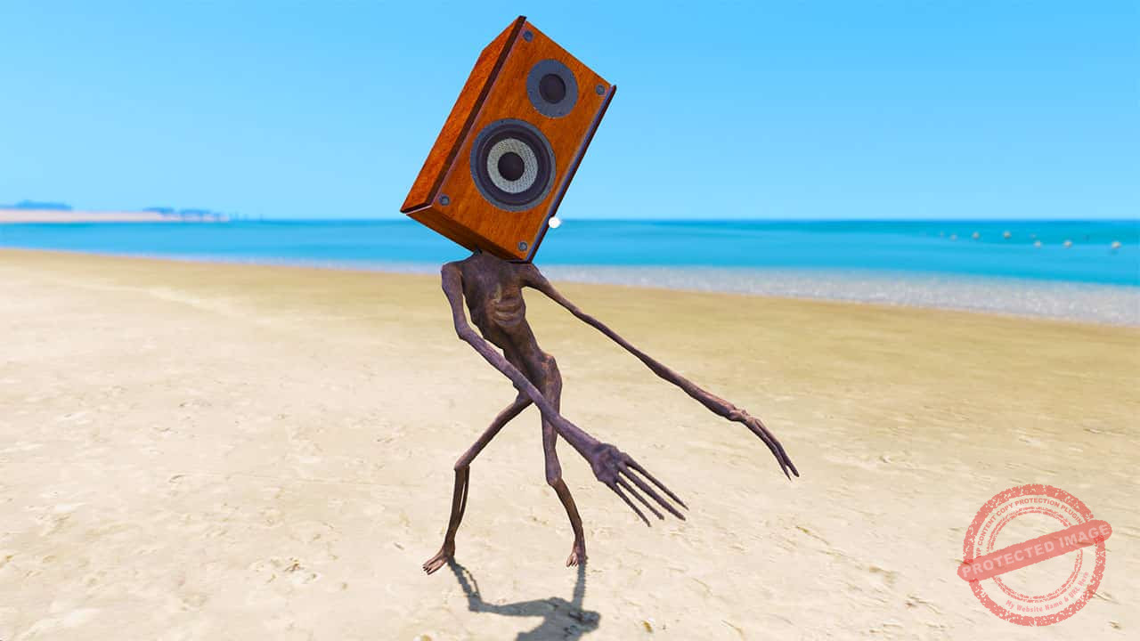 GTA 5 Mods Speaker Siren Head