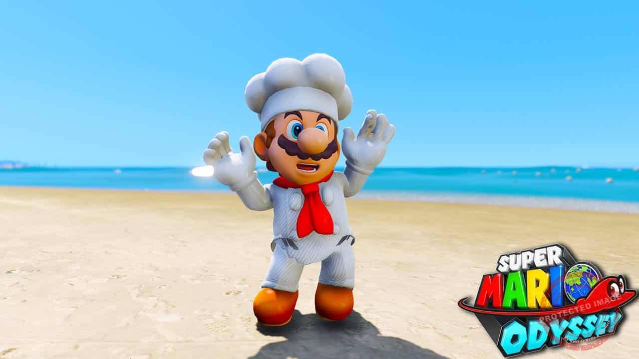 GTA 5 Mods Mario Chef