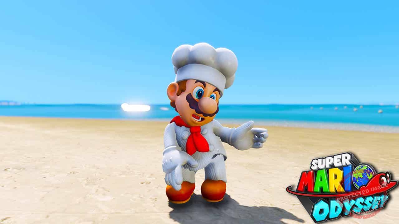 GTA 5 Mods Mario Chef