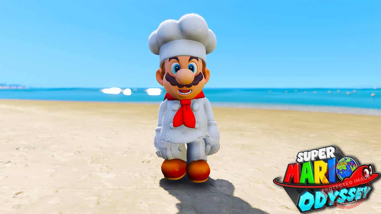 GTA 5 Mods Mario Chef