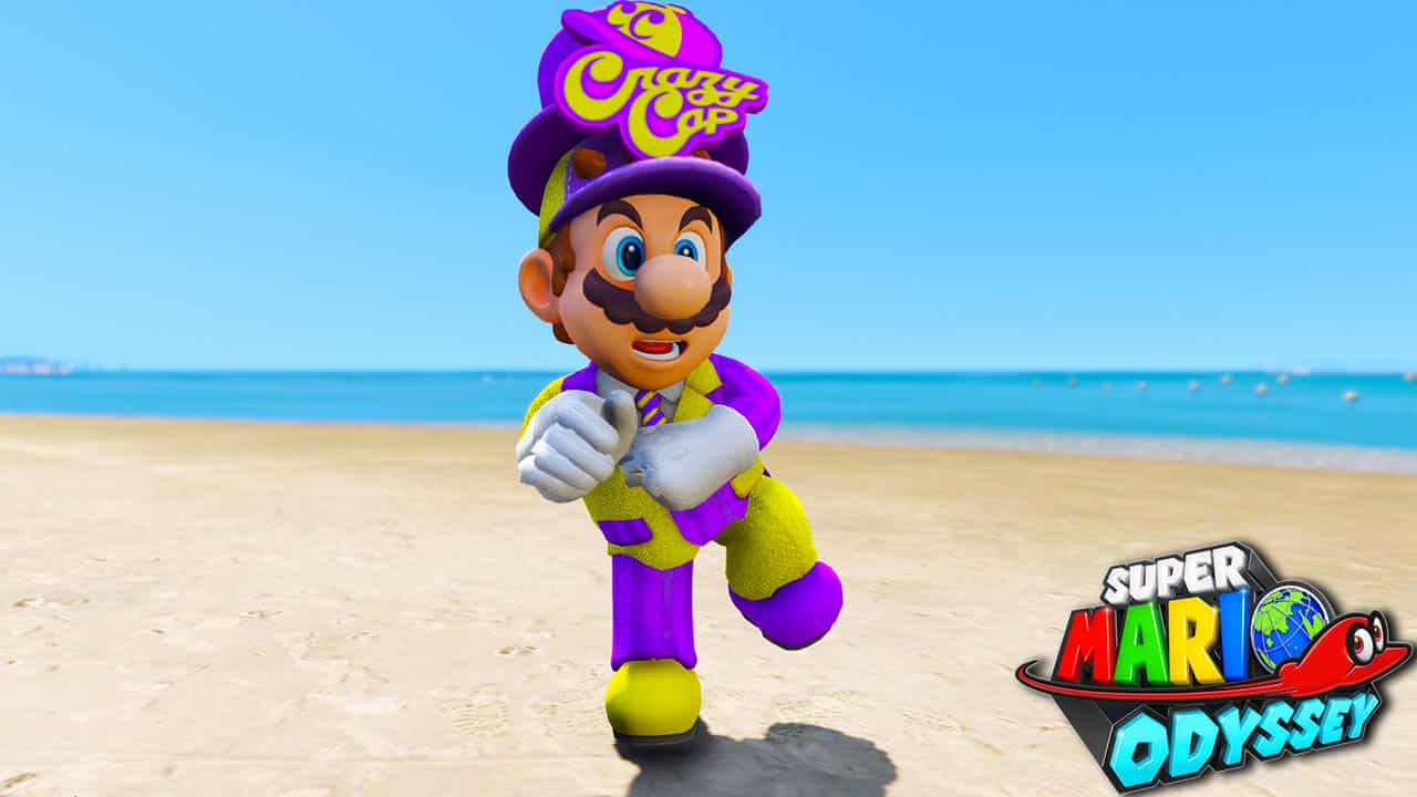 GTA 5 Mods Mario Crazy Cap