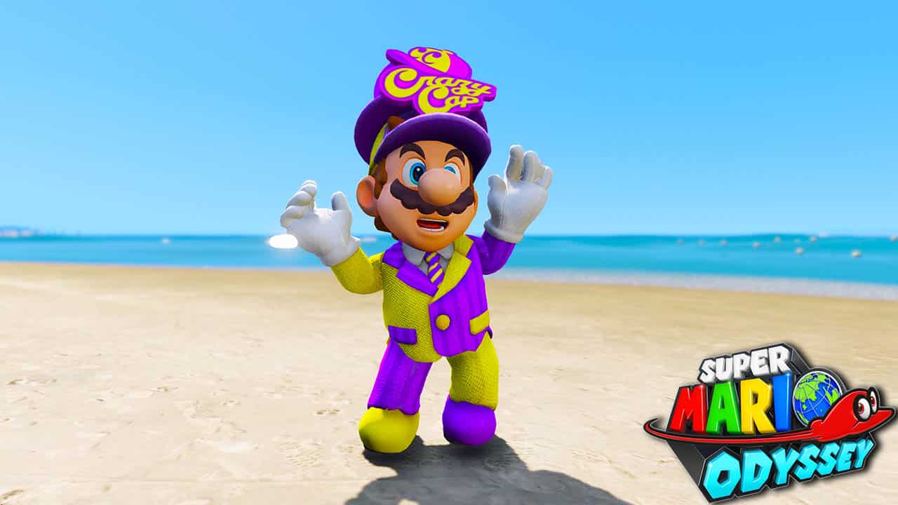 GTA 5 Mods Mario Crazy Cap