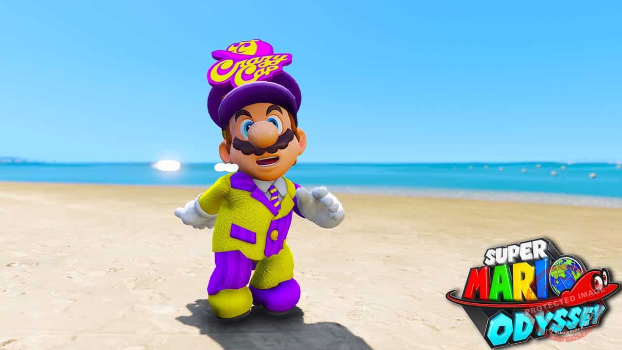 GTA 5 Mods Mario Crazy Cap