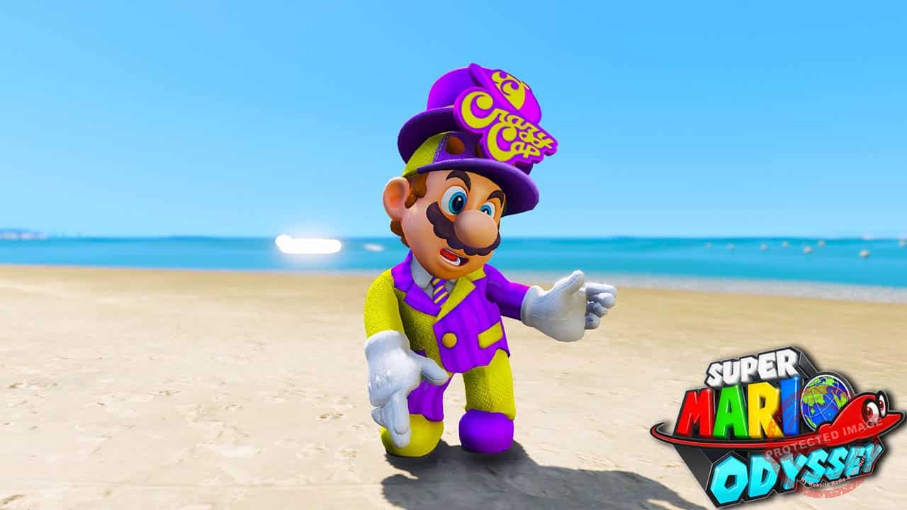 GTA 5 Mods Mario Crazy Cap