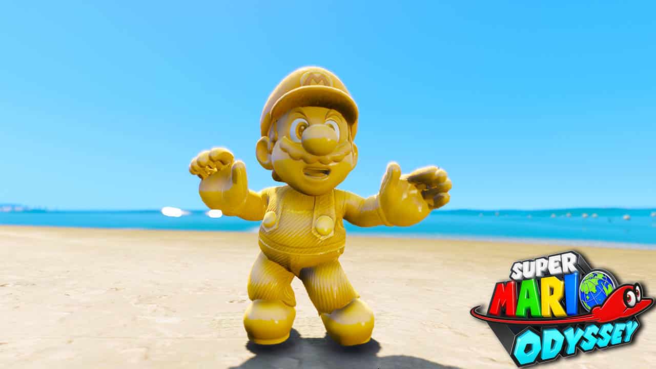 GTA 5 Mods Mario Gold