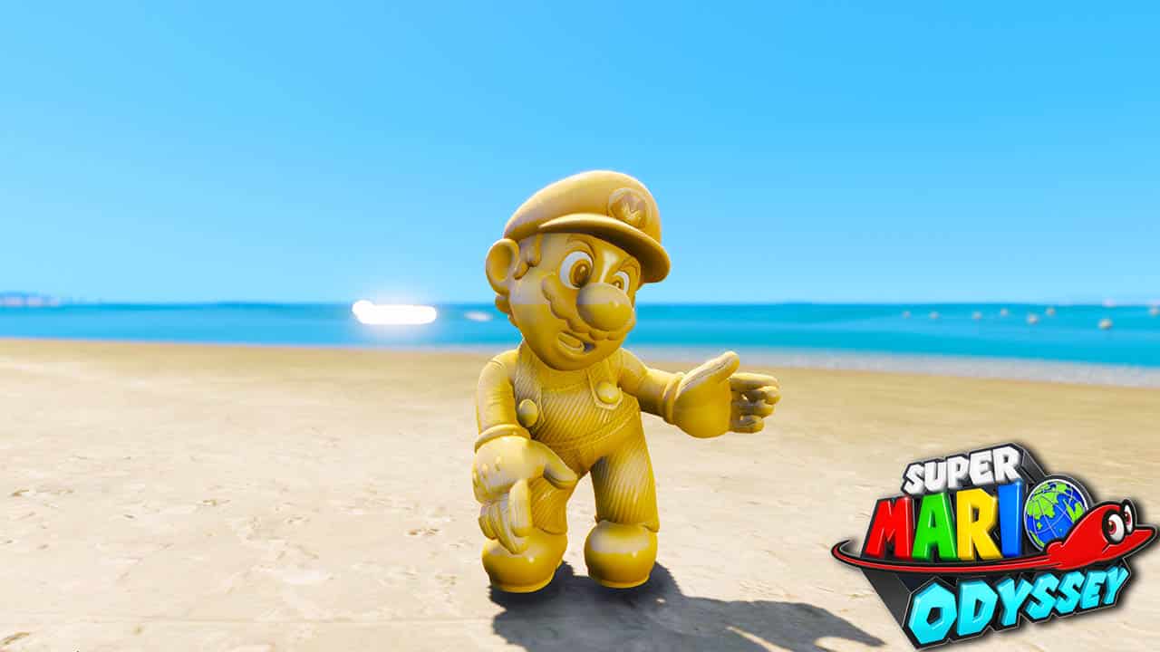 GTA 5 Mods Mario Gold