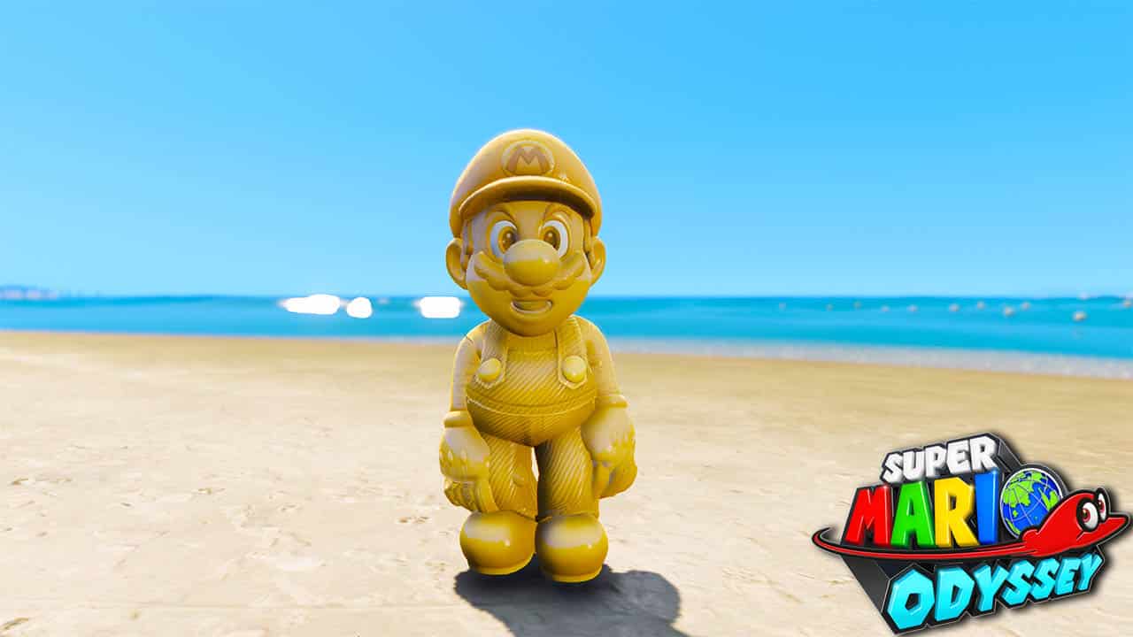 GTA 5 Mods Mario Gold