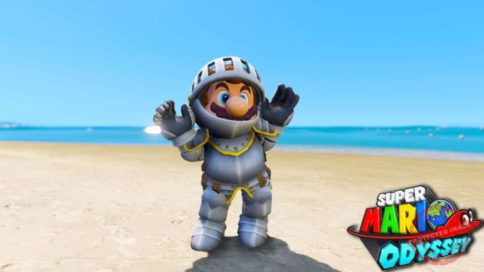GTA 5 Mods Mario Knight in Super Mario Odyssay - GTA 5 Mods Website