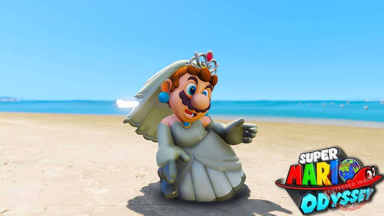 GTA 5 Mods Mario Wedding Dress