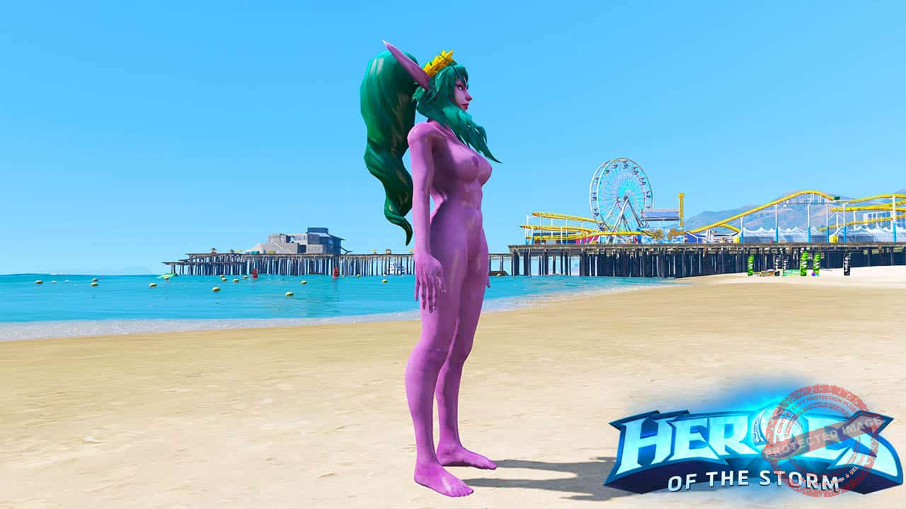 GTA 5 Mods Tyrande Love Goddess