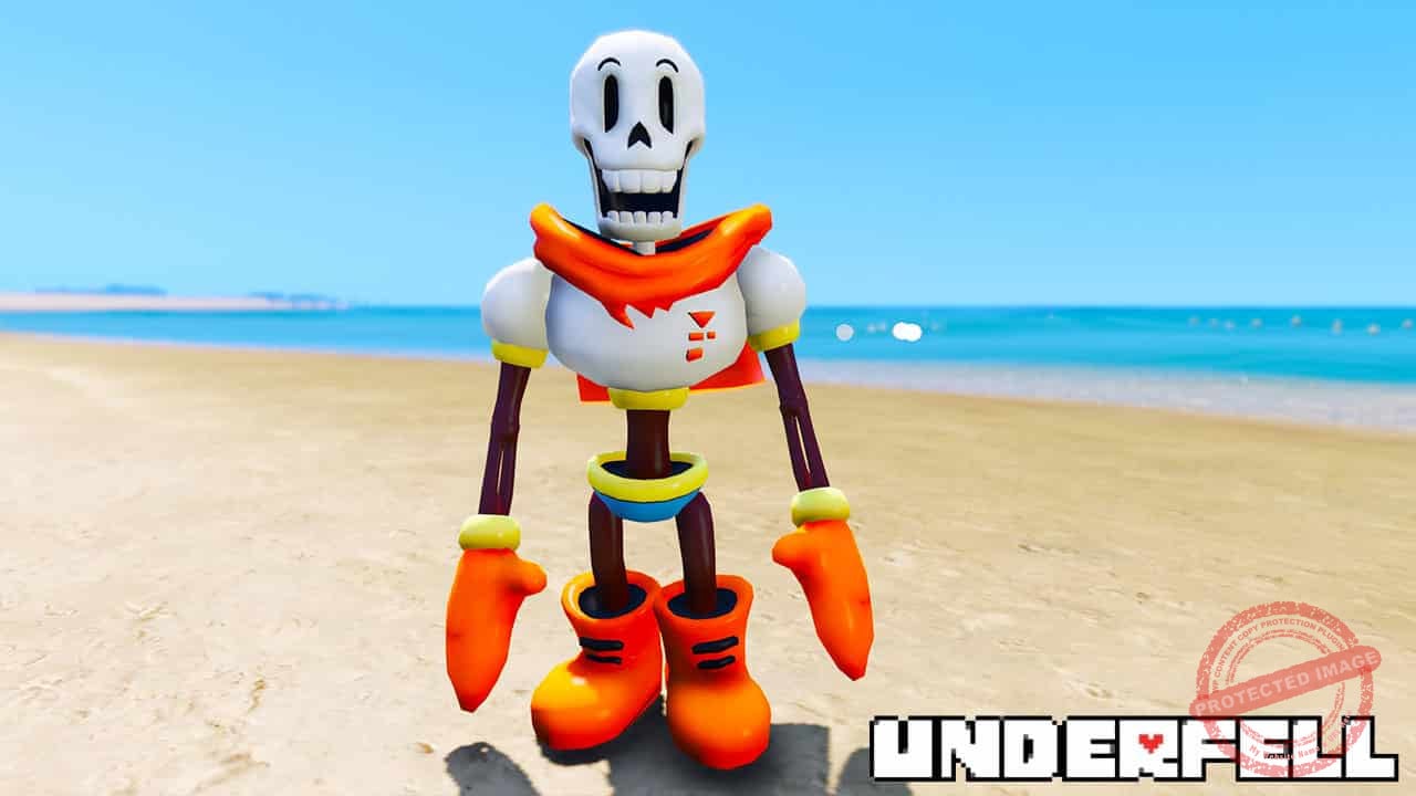 GTA 5 Mods Undertale Papyrus