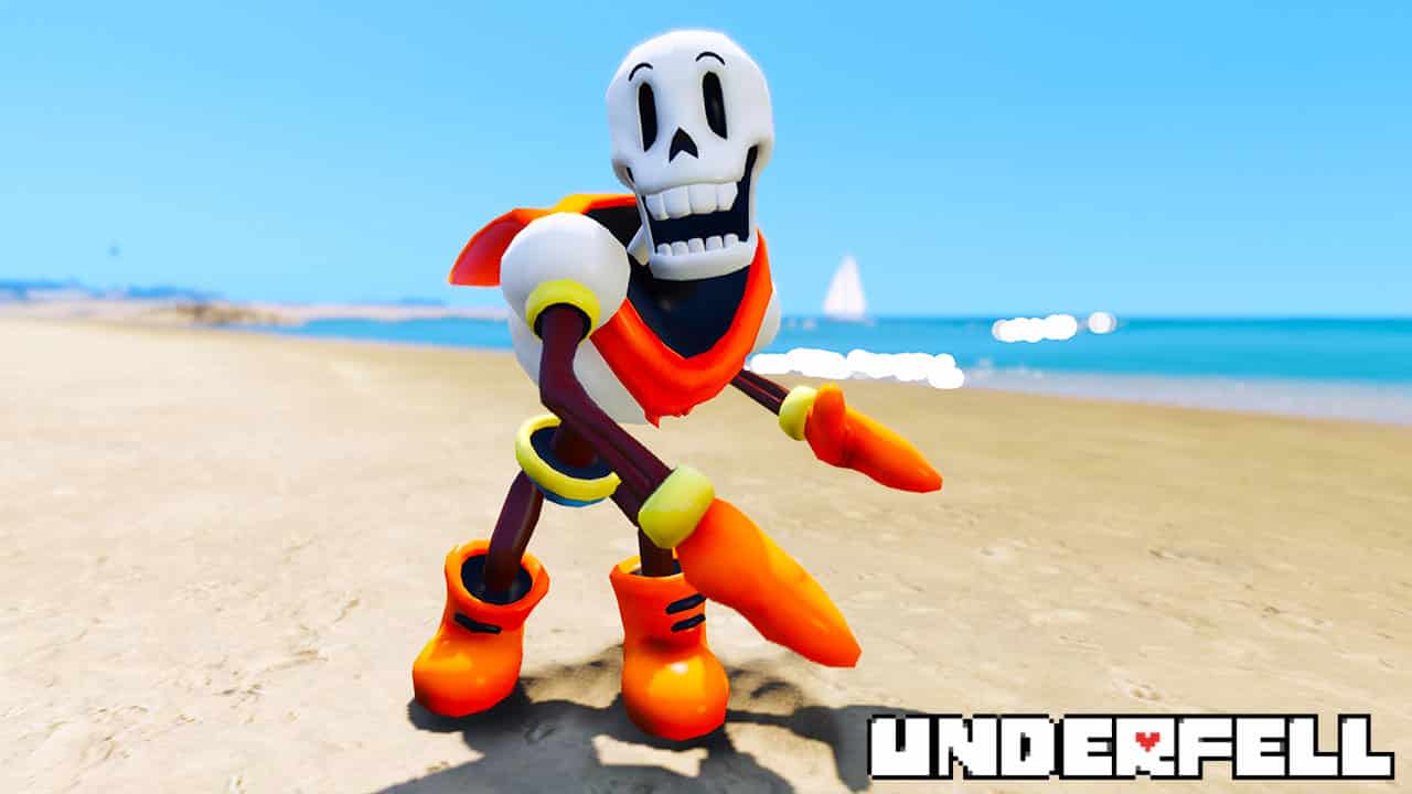 GTA 5 Mods Undertale Papyrus