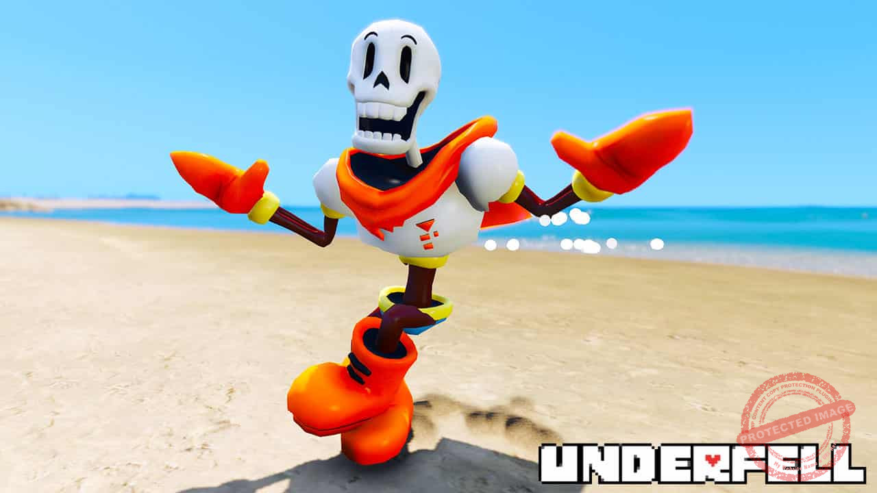 GTA 5 Mods Undertale Papyrus