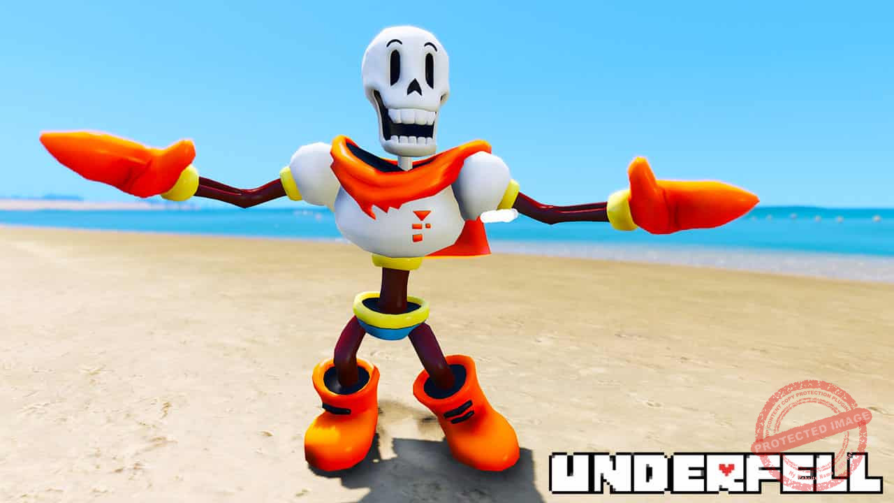 GTA 5 Mods Undertale Papyrus