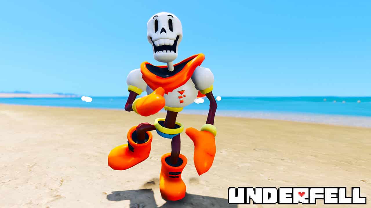 GTA 5 Mods Undertale Papyrus