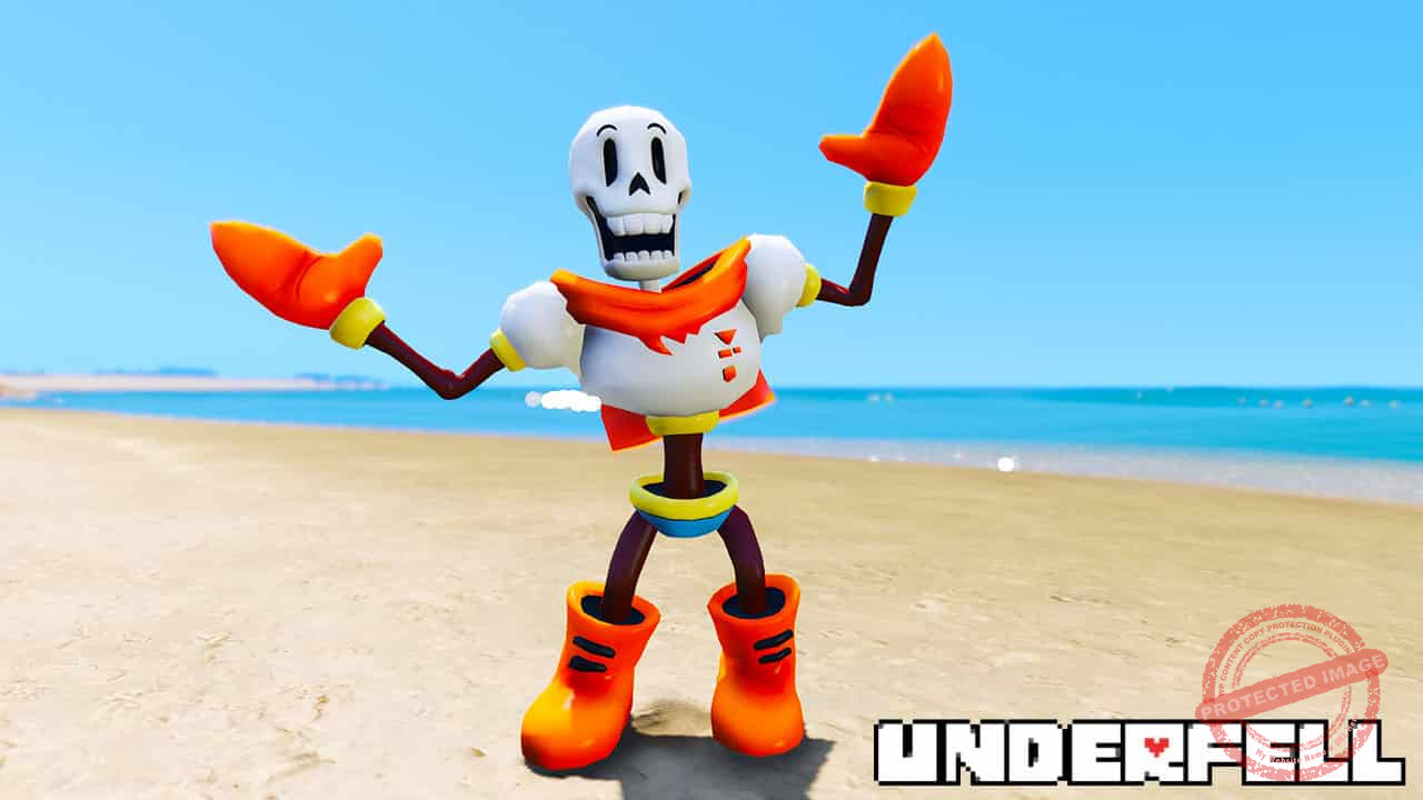 GTA 5 Mods Undertale Papyrus