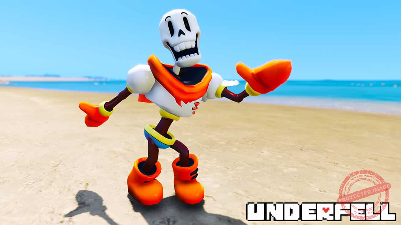 GTA 5 Mods Undertale Papyrus
