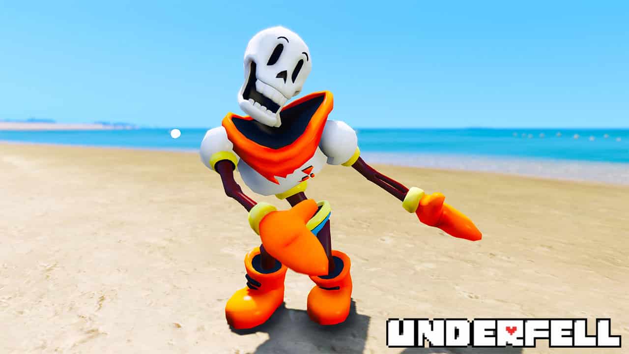 GTA 5 Mods Undertale Papyrus