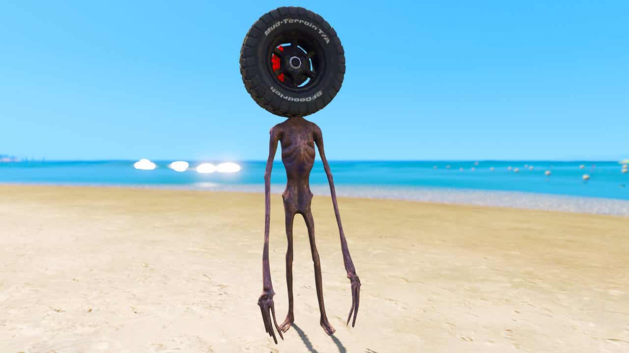 GTA 5 Mods Wheel Siren Head