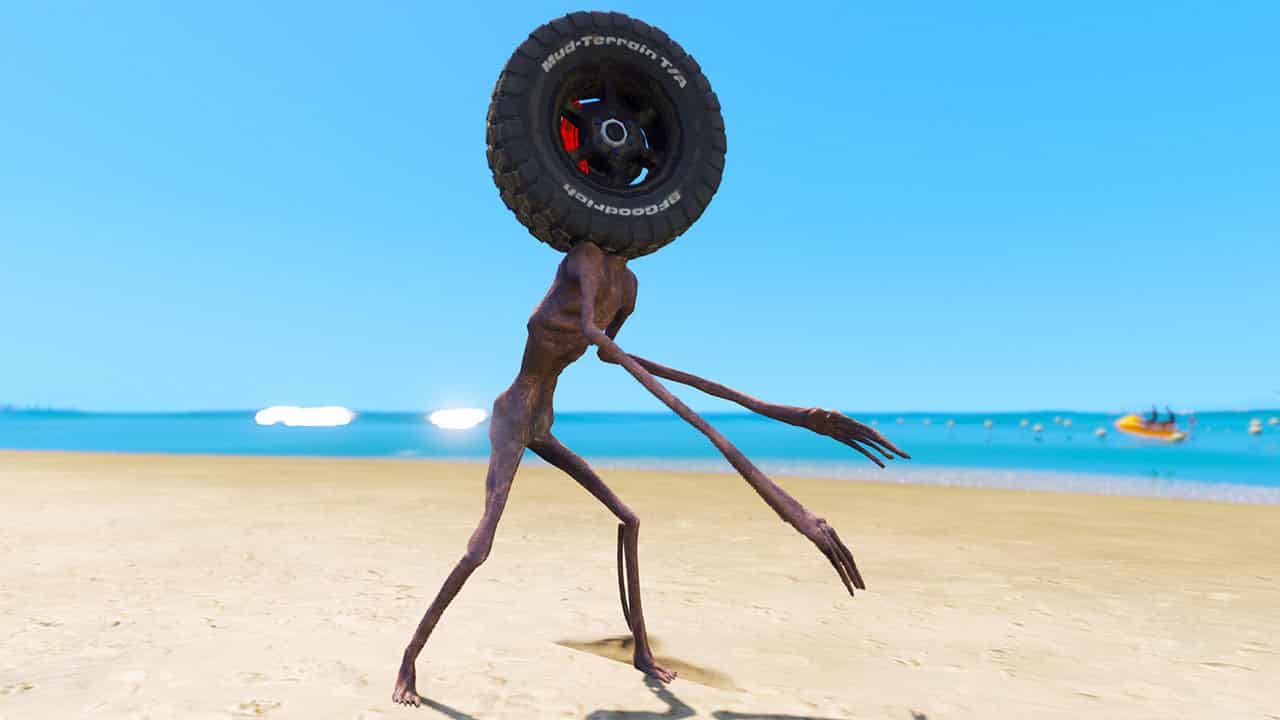 GTA 5 Mods Wheel Siren Head