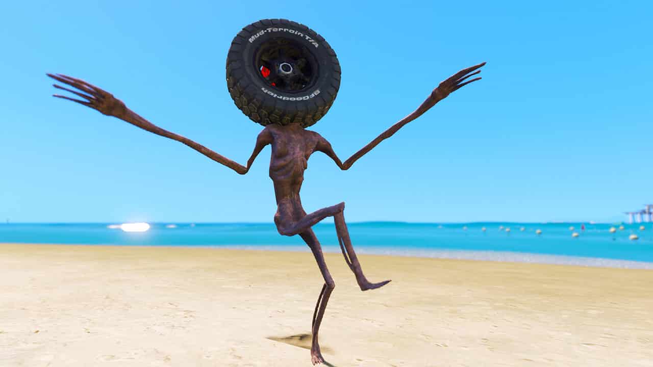 GTA 5 Mods Wheel Siren Head