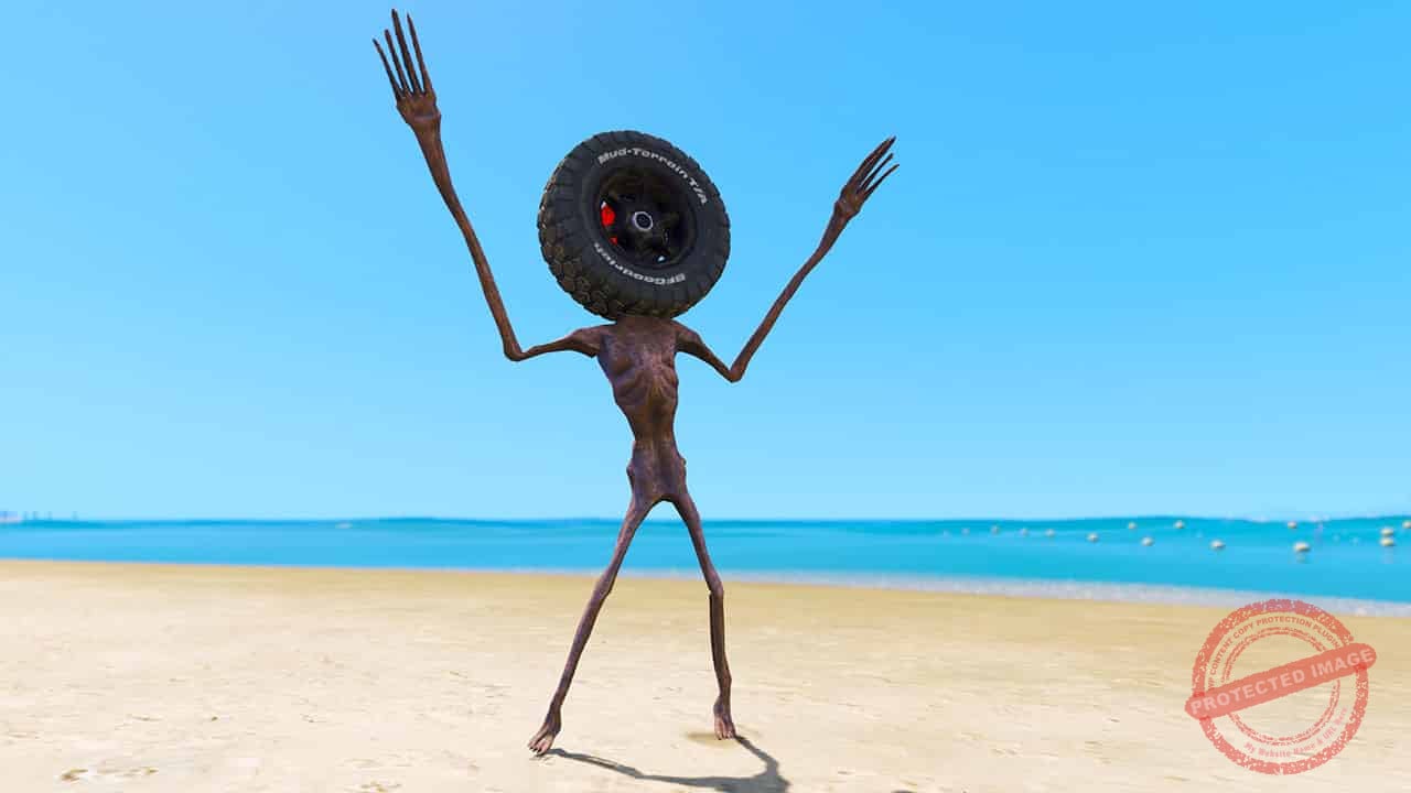 GTA 5 Mods Wheel Siren Head