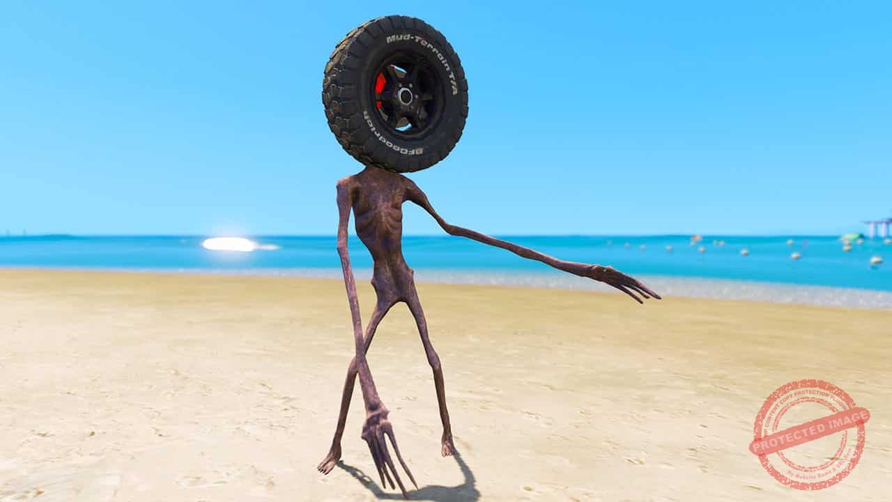 GTA 5 Mods Wheel Siren Head