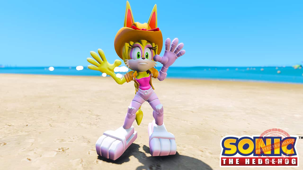GTA 5 Mods Bunnie Rabbot in Sonic The Hedgehog