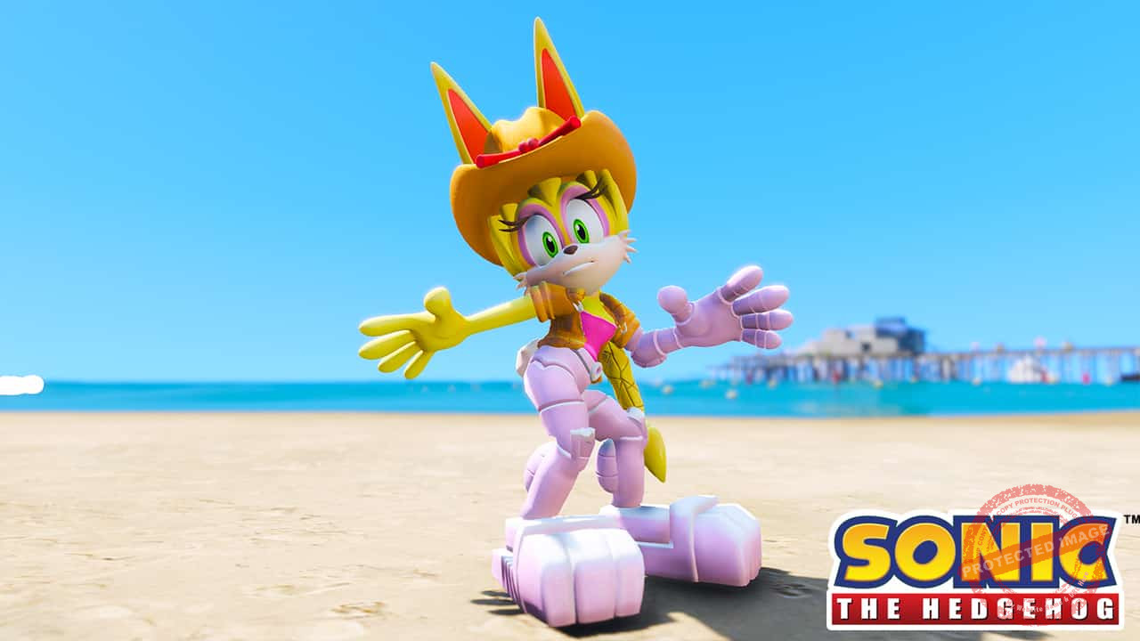 GTA 5 Mods Bunnie Rabbot in Sonic The Hedgehog