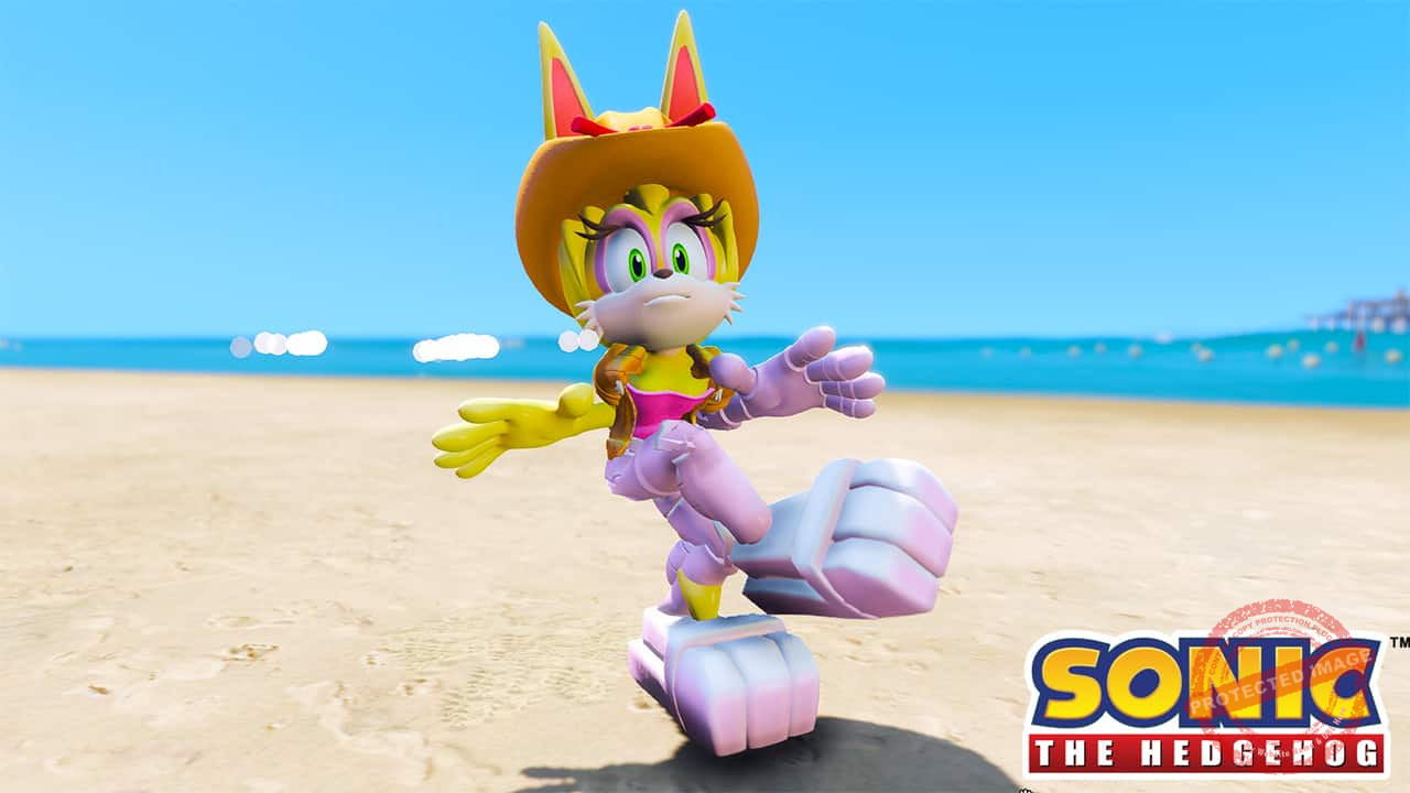 GTA 5 Mods Bunnie Rabbot in Sonic The Hedgehog
