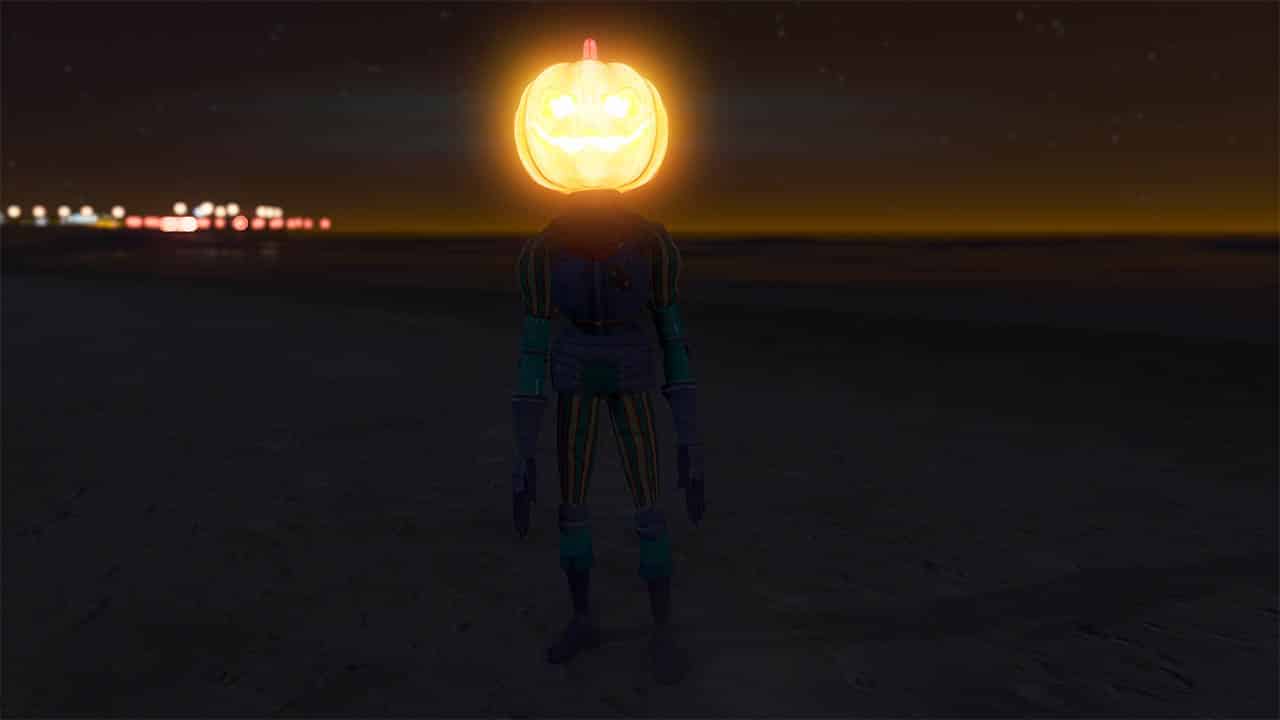 GTA 5 Mods Halloween Pumpkin Lantern Knight