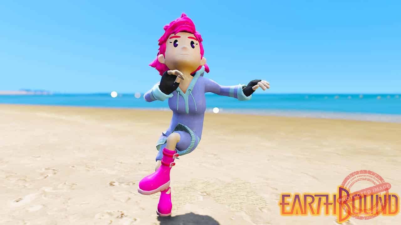GTA 5 Mods Kumatora in Earthbound