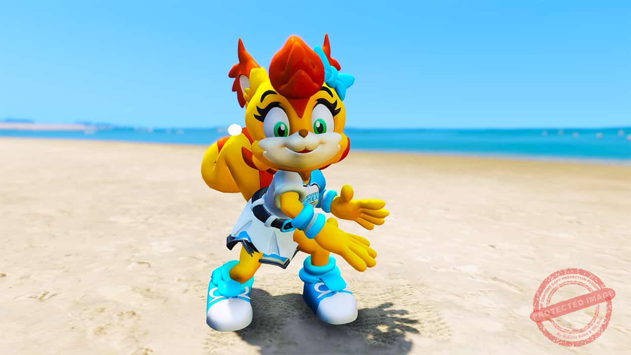 GTA 5 Mods Polly Polaris in Hokkaido Nippon Ham Fighters