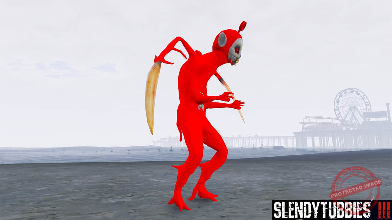 GTA 5 Mods Po Necromorph in Slendytubbies 3