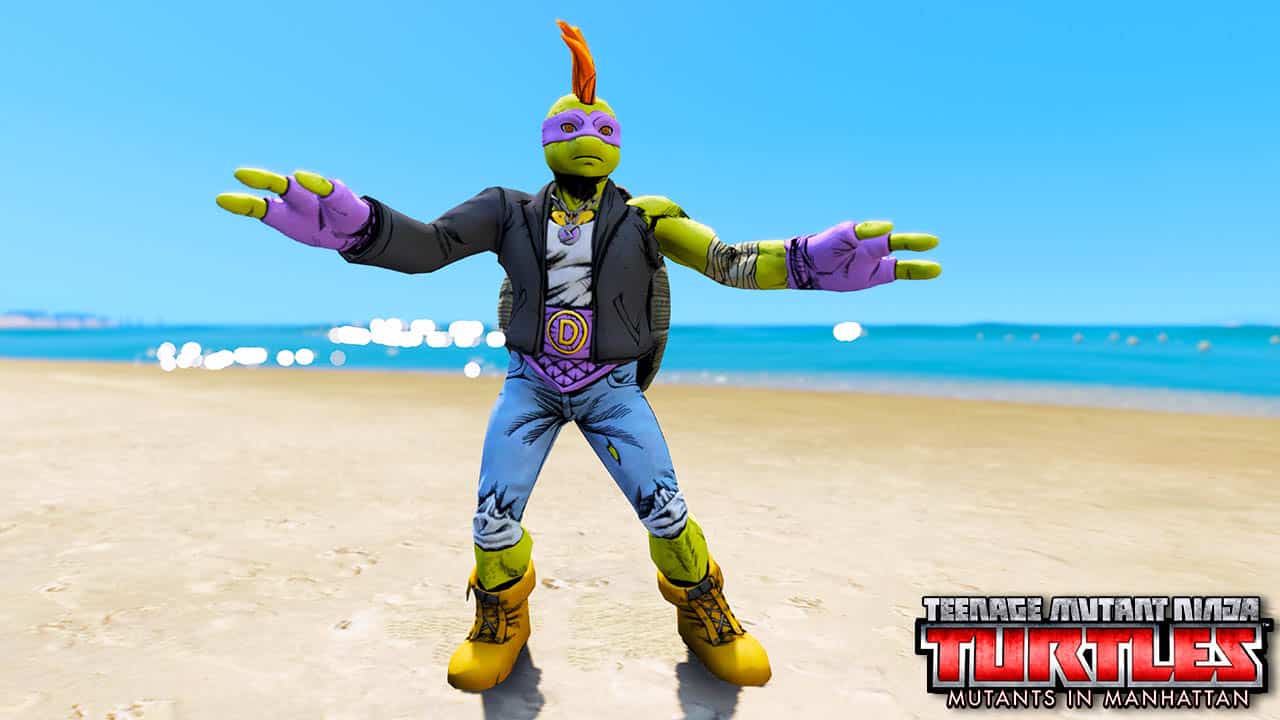 GTA 5 Mods TMNT Donatello Rock & Roll