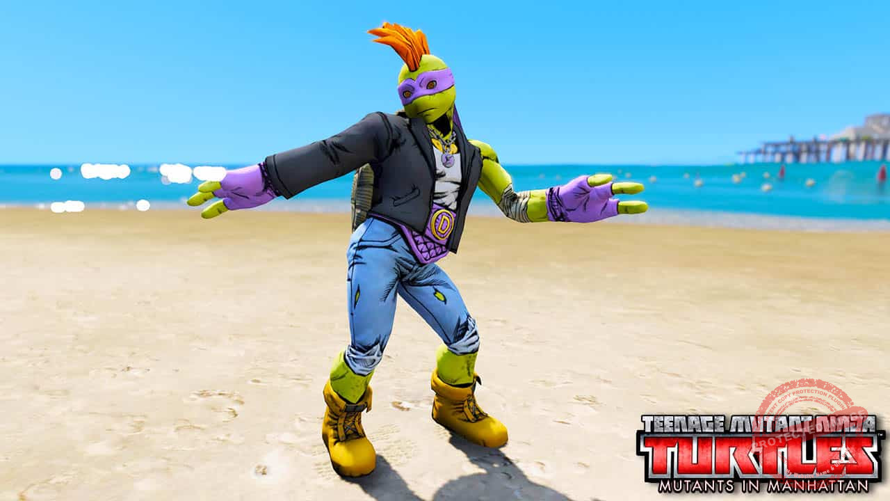 GTA 5 Mods TMNT Donatello Rock & Roll