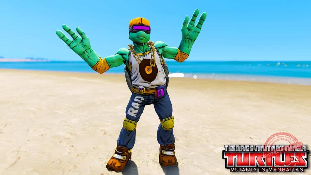 GTA 5 Mods TMNT Michelangelo Rock & Roll
