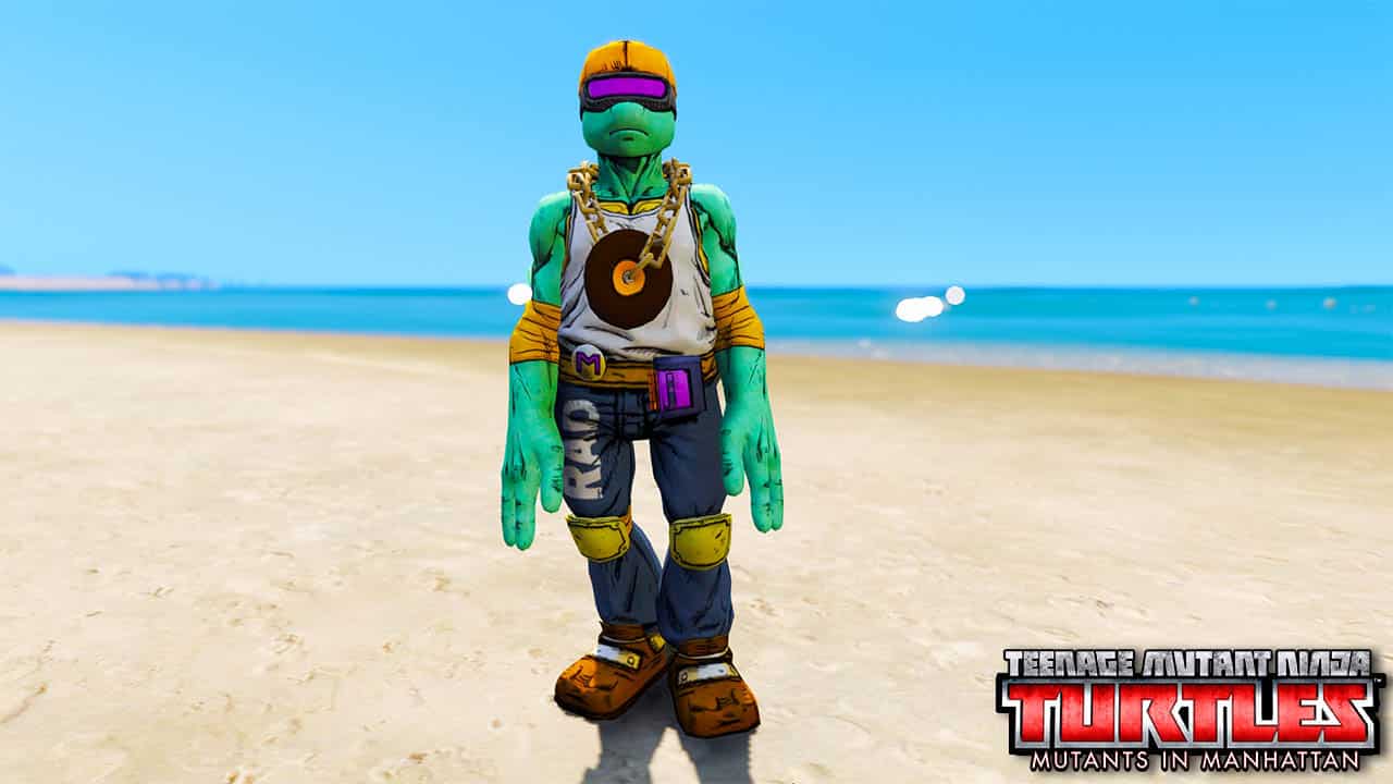 GTA 5 Mods TMNT Michelangelo Rock & Roll