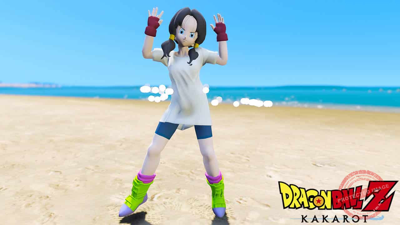 GTA 5 Mods Videl in Dragon Ball Kakarot