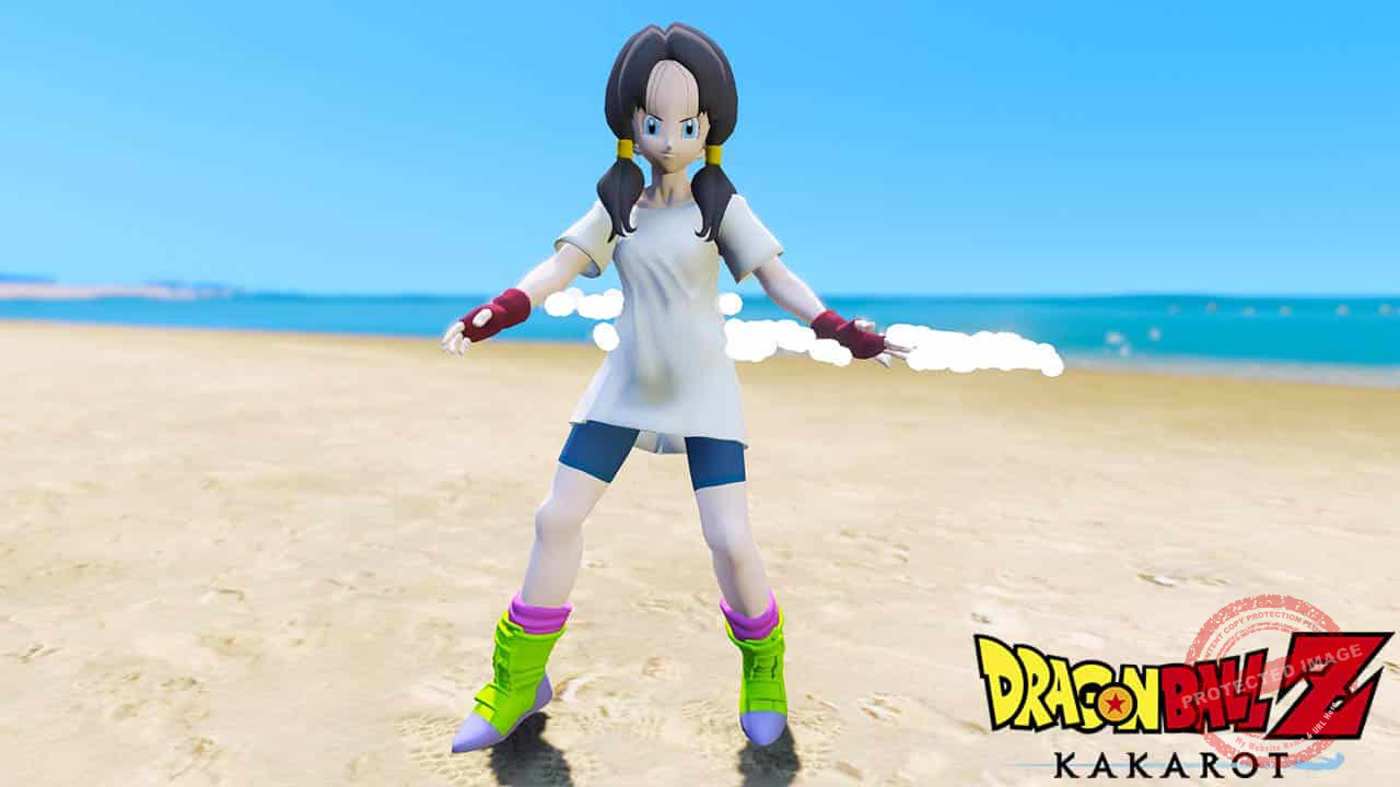 GTA 5 Mods Videl in Dragon Ball Kakarot