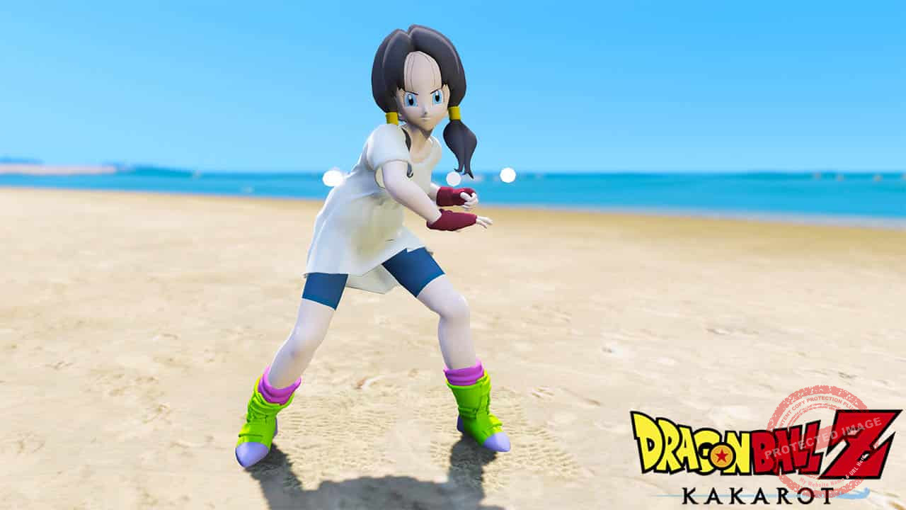 GTA 5 Mods Videl in Dragon Ball Kakarot