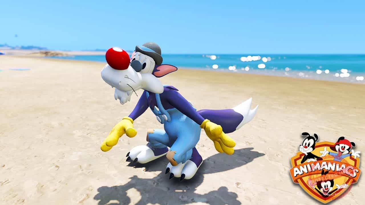 GTA 5 Mods Walter J.Wolf in Animaniacs