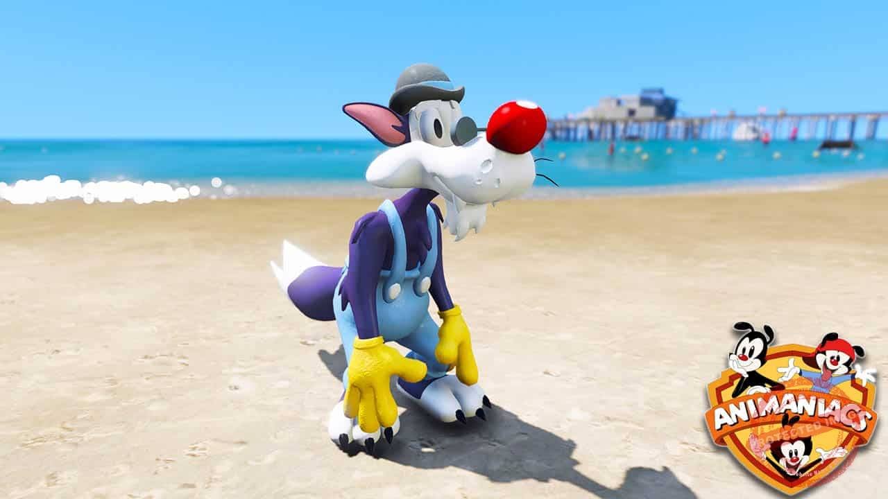 GTA 5 Mods Walter J.Wolf in Animaniacs