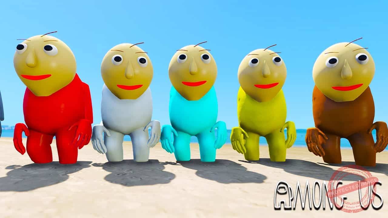 GTA 5 Mods Among Us Baldi