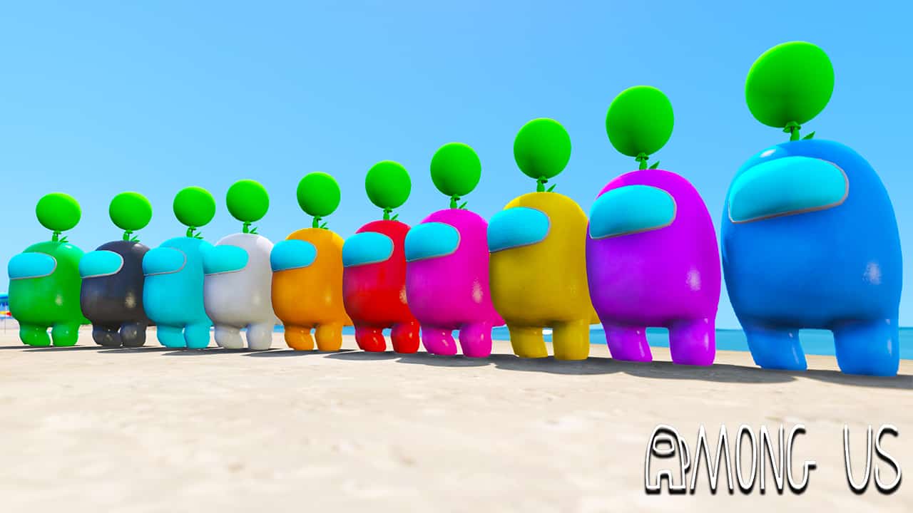 GTA 5 Mods Among Us Balloon Hat Skin