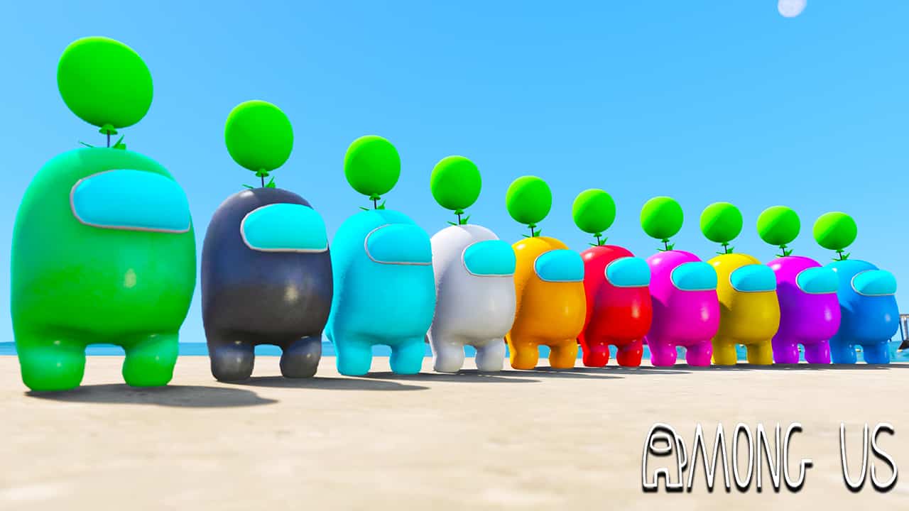 GTA 5 Mods Among Us Balloon Hat Skin